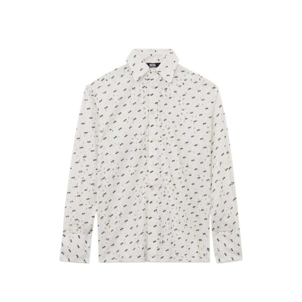 Gcds Women Floral Embroidered Shirt